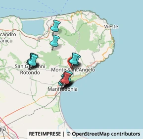 Mappa Parco Nazionale del Gargano, 71037 Monte Sant'angelo FG, Italia (11.698)