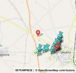 Mappa Via San Paolo, 71016 San Severo FG, Italia (2.3115)