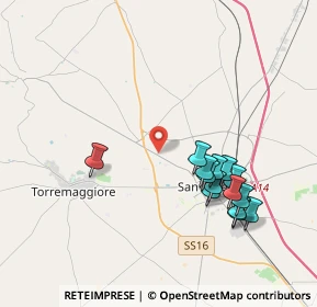 Mappa Via San Paolo, 71016 San Severo FG, Italia (4.12643)