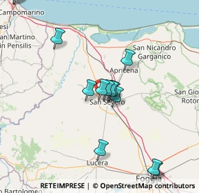 Mappa Via San Paolo, 71016 San Severo FG, Italia (17.31308)
