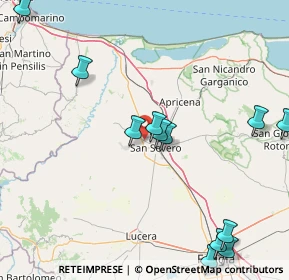 Mappa Via San Paolo, 71016 San Severo FG, Italia (24.15571)