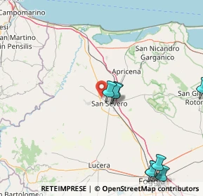Mappa Via San Paolo, 71016 San Severo FG, Italia (32.39182)