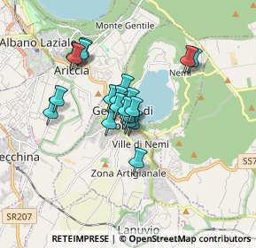 Mappa V.le Giacomo Matteotti, 00045 Genzano di Roma RM, Italia (1.323)