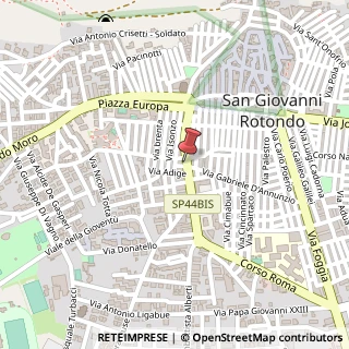 Mappa Corso Roma, 88, 71013 San Giovanni Rotondo, Foggia (Puglia)