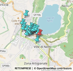 Mappa Via Fratelli Cervi, 00045 Genzano di Roma RM, Italia (0.4675)