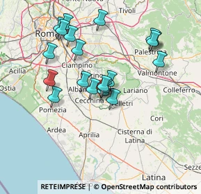 Mappa Via Fratelli Cervi, 00045 Genzano di Roma RM, Italia (14.375)
