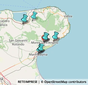 Mappa Monte Sant'angelo, 71037 Monte Sant'Angelo FG, Italia (9.335)