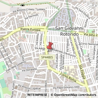 Mappa Corso Roma, 83, 71013 San Giovanni Rotondo, Foggia (Puglia)