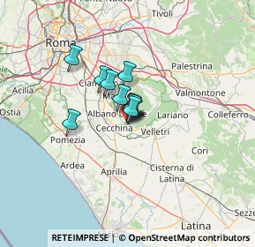 Mappa Via Palmiro Togliatti, 00045 Genzano di Roma RM, Italia (6.38818)