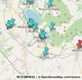 Mappa Via Palmiro Togliatti, 00045 Genzano di Roma RM, Italia (5.661)