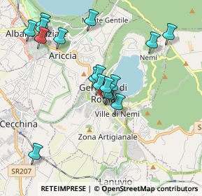 Mappa Via Pietro Conti, 00045 Genzano di Roma RM, Italia (1.93)