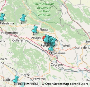 Mappa Via Stella Ponte Sant'Antonio, 03013 Ferentino FR, Italia (18.89846)