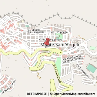 Mappa Via Panoramica Nord, 71037 Monte Sant'Angelo FG, Italia, 71037 Monte Sant'Angelo, Foggia (Puglia)