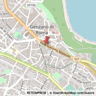 Mappa Via Giacomo Matteotti, 20, 00045 Genzano di Roma, Roma (Lazio)