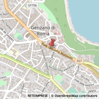 Mappa Via Giacomo Matteotti, 34, 00045 Genzano di Roma, Roma (Lazio)