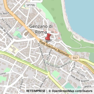 Mappa Via Giacomo Matteotti, 35, 00045 Genzano di Roma, Roma (Lazio)