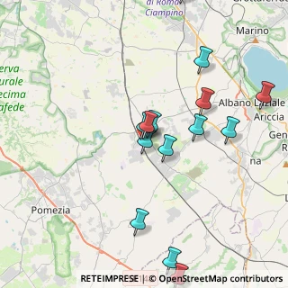 Mappa Via Francesco Angelini, 00071 Pomezia RM, Italia (4.41429)