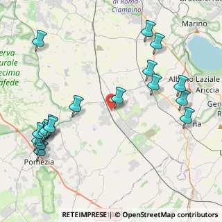 Mappa Via Francesco Angelini, 00071 Pomezia RM, Italia (5.57222)