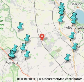 Mappa Via Francesco Angelini, 00071 Pomezia RM, Italia (6.112)
