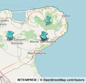 Mappa Via Ugo Foscolo, 71037 Monte Sant'Angelo FG, Italia (35.64182)