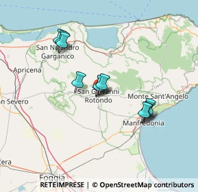 Mappa Via Niccolò Piccinni, 71013 San Giovanni Rotondo FG, Italia (12.56727)