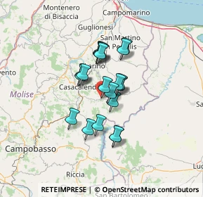 Mappa Via Solitaria, 86041 Bonefro CB, Italia (9.7435)