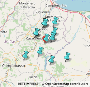 Mappa Via Solitaria, 86041 Bonefro CB, Italia (10.59143)