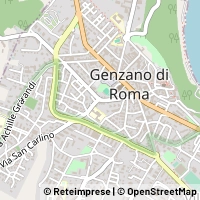 Mapa Genzano di Roma