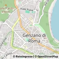Kaart Genzano di Roma