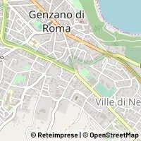 Hartă Genzano di Roma
