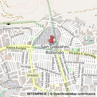 Mappa Corso Regina Margherita,  5, 71013 San Giovanni Rotondo, Foggia (Puglia)