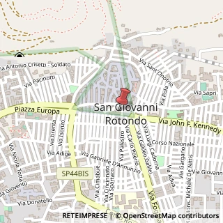Mappa Piazza Padre Pio, 11, 71013 San Giovanni Rotondo, Foggia (Puglia)