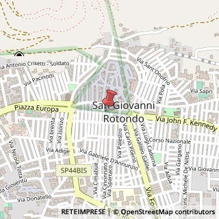 Mappa Corso Umberto I, 37, 71013 San Giovanni Rotondo, Foggia (Puglia)