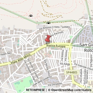 Mappa Piazza Europa, 98, 71013 San Giovanni Rotondo, Foggia (Puglia)