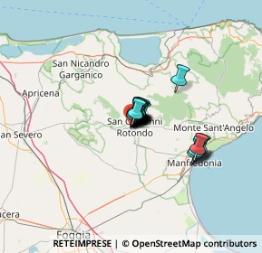 Mappa Via Papa Paolo VI, 71013 San Giovanni Rotondo FG, Italia (5.8185)