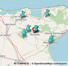 Mappa Via Papa Paolo VI, 71013 San Giovanni Rotondo FG, Italia (10.775)