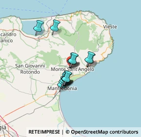 Mappa PELLEGRINO MATTEO, 71037 Monte Sant'Angelo FG, Italia (8.89533)