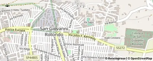 Mappa San Giovanni Rotondo