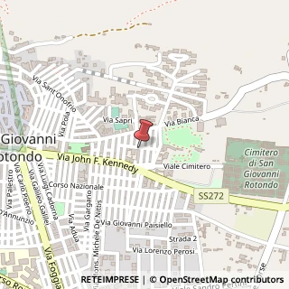 Mappa Via Ugo Foscolo, 18, 71013 San Giovanni Rotondo, Foggia (Puglia)