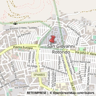 Mappa Corso regina margherita 76, 71013 San Giovanni Rotondo, Foggia (Puglia)