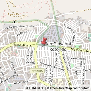 Mappa Corso Umberto I, 65, 71013 San Giovanni Rotondo, Foggia (Puglia)