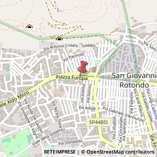 Mappa Piazza Europa, 35, 71013 San Giovanni Rotondo FG, Italia, 71013 San Giovanni Rotondo, Foggia (Puglia)