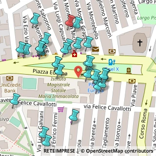 Mappa Piazza Europa, 71013 San Giovanni Rotondo FG, Italia (0.04483)