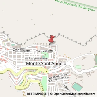 Mappa Via strada 58, 1, 71037 Monte Sant'Angelo, Foggia (Puglia)