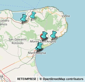 Mappa Via Luigi Zuppetta, 71037 Monte Sant'Angelo FG, Italia (9.35583)