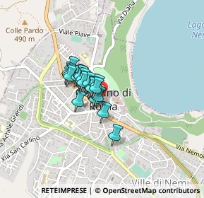 Mappa Vicolo Palmarini, 00045 Genzano di Roma RM, Italia (0.255)