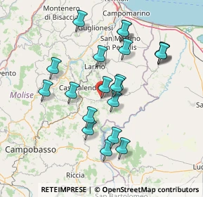 Mappa Via Lalli Ettore, 86041 Bonefro CB, Italia (14.778)