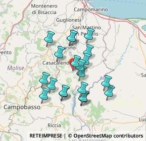 Mappa Via Lalli Ettore, 86041 Bonefro CB, Italia (12.3075)