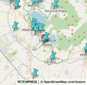 Mappa Via Achille Grandi, 00045 Genzano di Roma RM, Italia (5.42789)