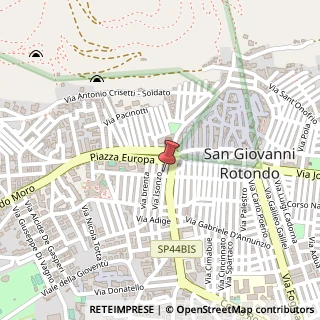 Mappa Via Piave, 22, 71013 San Giovanni Rotondo, Foggia (Puglia)